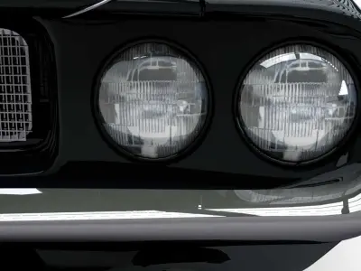 1971 Dodge Challenger r t Low-poly 3D model