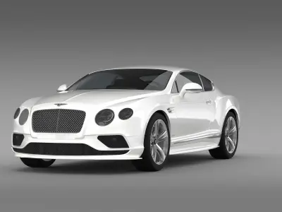 Bentley Continental GT Speed 2015 3D model