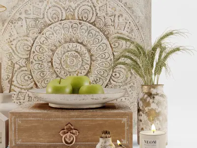 decorative set04 3D model