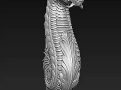 Corbel Decorative Dragon 2 3D print model