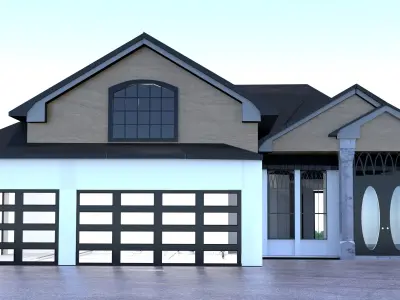 ModernGothic House 3D model