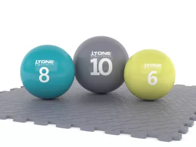 Tone Fitness Soft Weight Ball 3D model