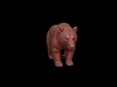 Bear Animal Sculpture 3D print model purchase