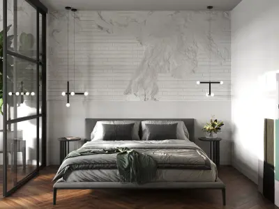 Modern residential interior 02 3D model