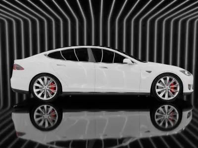 Tesla Model S car 3D model