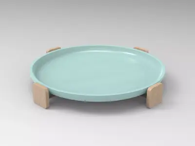 Duka Tray  Low-poly 3D model