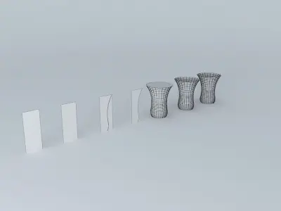 Vase glass procedure Free 3D model