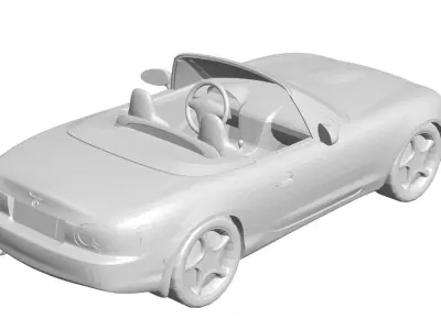 Car - Mazda 3D print model