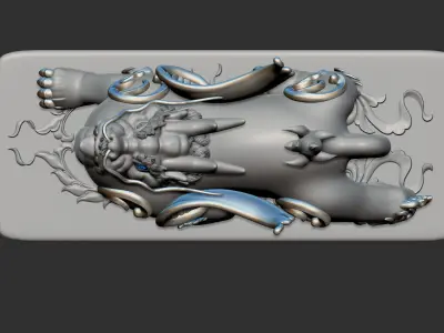 Brave Pixiu 3D model