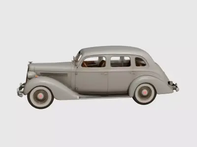 1930s Early Vintage Sedan 3D model 3D model