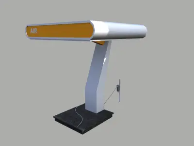 Air Gas Pump Low-poly 3D model
