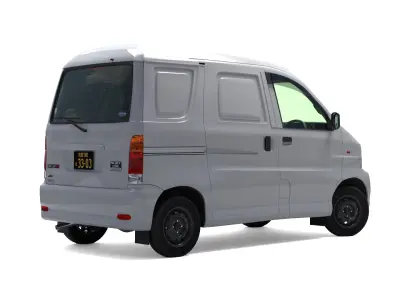 Daihatsu Hijet Cargo Van 2001 Low-poly 3D model