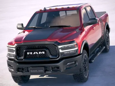RAM Power Wagon 2019 3D model