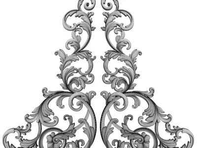 Decorative Ornamental 21 3D model