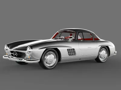 Mercedes Benz 300 SL Coupe 3D model