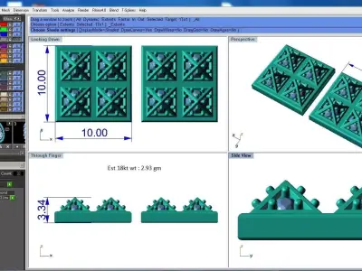 light weight  Earring-1 3D print model