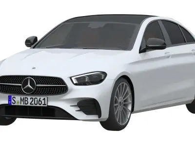 Mercedes Benz E Class AMG line 2021 3D model