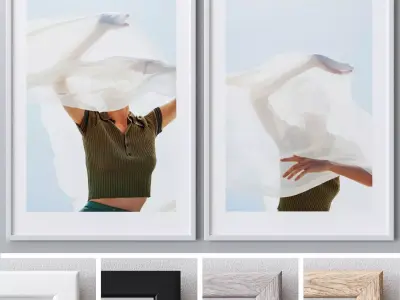 Photo Frames Set  418 3D model