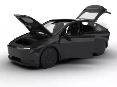 Tesla Model Y Standard 2026 HQ 3d model 3D model