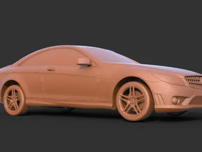 Mercedes-Benz SL65 3D print model