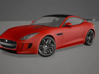 Jaguar F Type 2017 3D model