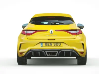 Renault Megane RS 2019 Low-poly 3D model