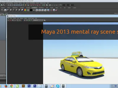 NYC taxi 2013 Low-poly 3D model