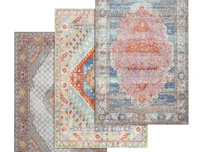 Rug Set 1681 3D model