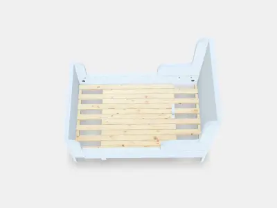 BUSUNGE Extendable bed Low-poly 3D model