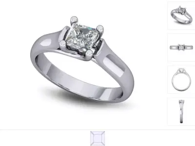 Women ring 3dm stl render detail 3D print model purchase