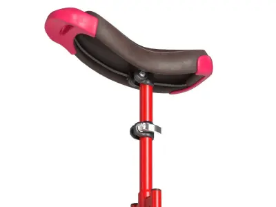 Unibicycle  Low-poly 3D model