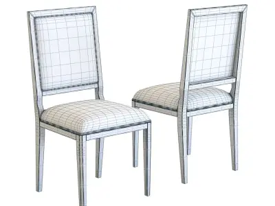Crate and Barrel Sonata Dining Chair 3D model