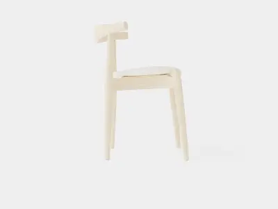 CH20 Chair Low-poly 3D model