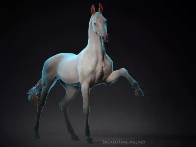 Akhal-Teke walking - 3D Sculpting 3D print model