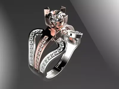 jewelry ring 153 3D print model