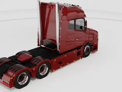 Volvo VT5 Vlastuin Truck 3D model