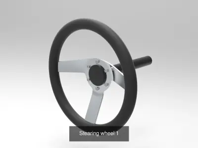 Stearing wheels 3D Model Pack