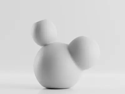 Bubble Vase 3D print model buy