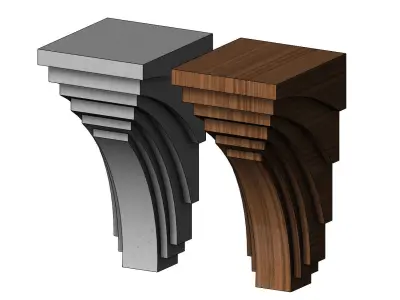 Simple New york contemporary style corbel  3D print model