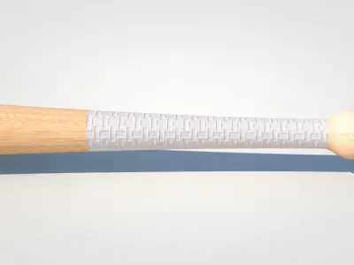 Wooden Baseball Bat 3D model