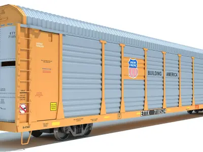 UP Auto Carrier Car 3D model