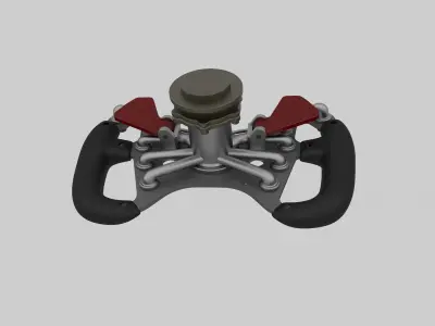 GT3 Racing Steering Wheel 3D Model for 3D Printing  STL File 3D print model