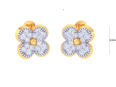 Studs Earrings - 43 3D print model