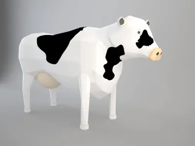 Cartoon Cow 3D model order