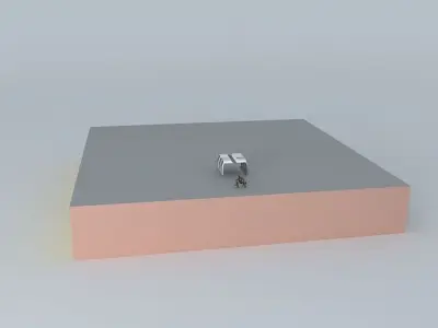 Sketchyphysics controllable 4 legs robot Free 3D model