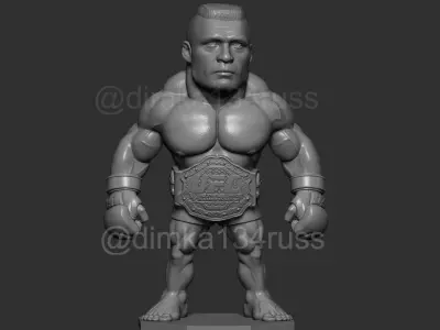 Brock Lesnar 3D print model