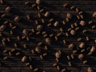 Hay Field Free 3D model