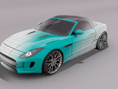 JAGUAR F-typer 3D model 3D model