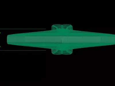 Arrow head STL 3D Model for Jewelry - One Inch Pendant 3D print model