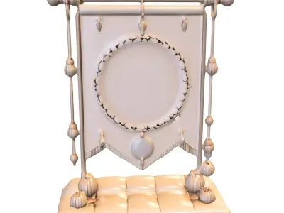 Royal Crest Banner 3D model